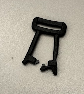 Black 15mm Molle Webbing Clip